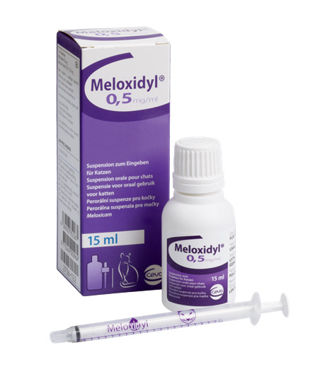Meloxidyl 0,5 mg/ml suspensie voor katten